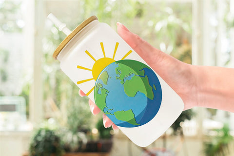 Glass Can Sun and Earth Sublimation artnoy 