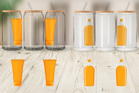 Glass Can Sunblock Bottle Sublimation artnoy 