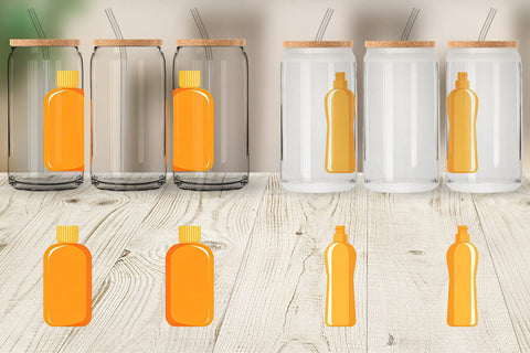 Glass Can Sunblock Bottle Sublimation artnoy 