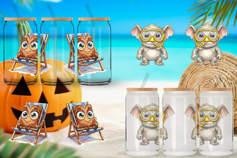 Glass Can Sunburn Sorcery Summerween Sublimation artnoy 