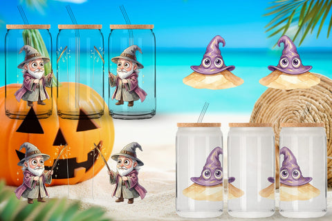 Glass Can Sunburn Sorcery Summerween Sublimation artnoy 