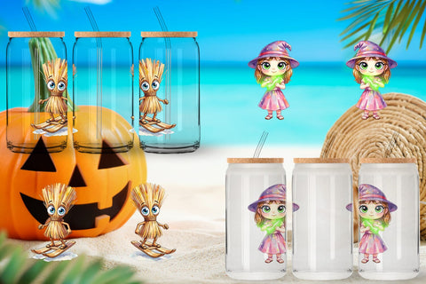 Glass Can Sunburn Sorcery Summerween Sublimation artnoy 