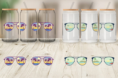 Glass Can Sunglasses Sublimation artnoy 