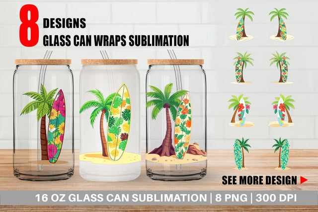 Glass Can Surfboard Sublimation artnoy 