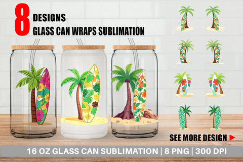Glass Can Surfboard Sublimation artnoy 