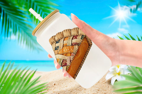 Glass Can Sweet Chilled Summer Stitches Sublimation artnoy 