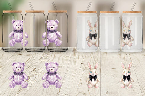 Glass Can Sweet Pastel Goth Plushies Sublimation artnoy 
