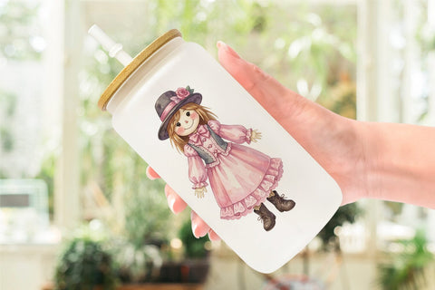 Glass Can Sweet Pastel Goth Plushies Sublimation artnoy 