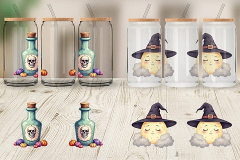 Glass Can Sweet Spooky Pastels Sublimation artnoy 