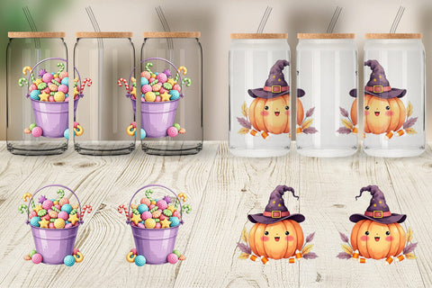 Glass Can Sweet Spooky Pastels Sublimation artnoy 
