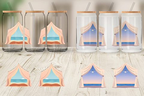 Glass Can Tent Sublimation artnoy 