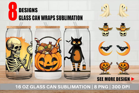 Glass Can Timeless Tricksters Sublimation artnoy 