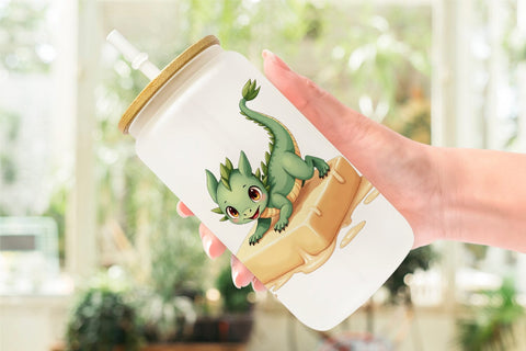 Glass Can Tiny Fantasy Trouble Sublimation artnoy 