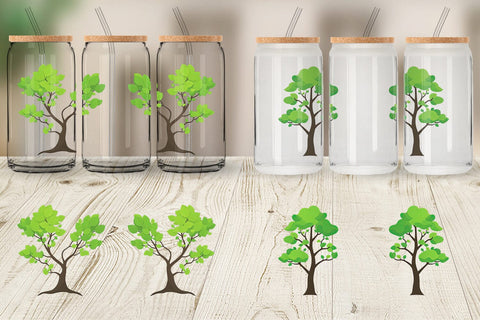 Glass Can Tree Sublimation artnoy 