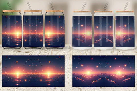 Glass Can Twinkl Horizon Sublimation artnoy 