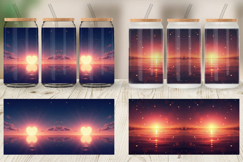 Glass Can Twinkl Horizon Sublimation artnoy 