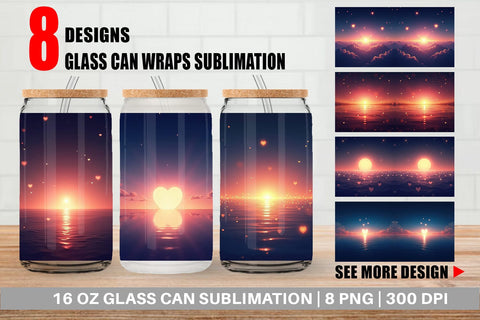 Glass Can Twinkl Horizon Sublimation artnoy 