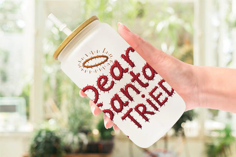 Glass Can Ugly Sweater Sayings: Tacky & Trendy Quotes Sublimation artnoy 