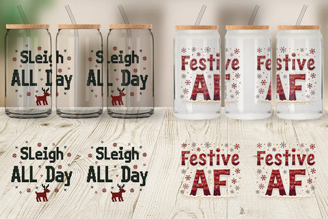 Glass Can Ugly Sweater Sayings: Tacky & Trendy Quotes Sublimation artnoy 