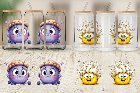 Glass Can Unenthusiastic Pies Sublimation artnoy 