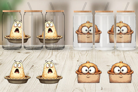 Glass Can Unenthusiastic Pies Sublimation artnoy 