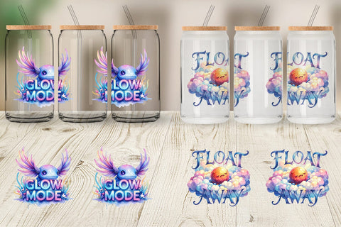 Glass Can Unique Odd Alien Quotes Sublimation artnoy 