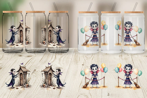Glass Can Vacation Vampire Vibes Sublimation artnoy 