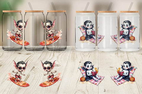 Glass Can Vacation Vampire Vibes Sublimation artnoy 