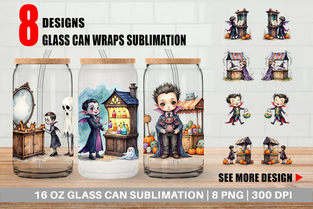 Glass Can Vampire Market Haul Sublimation artnoy 