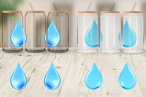 Glass Can Water Droplet Sublimation artnoy 
