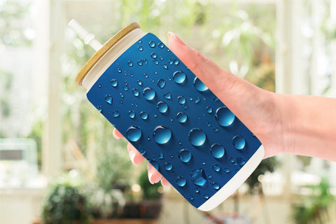 Glass Can Water Droplet Sublimation artnoy 