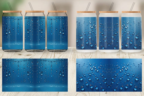 Glass Can Water Droplet Sublimation artnoy 