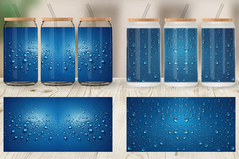 Glass Can Water Droplet Sublimation artnoy 
