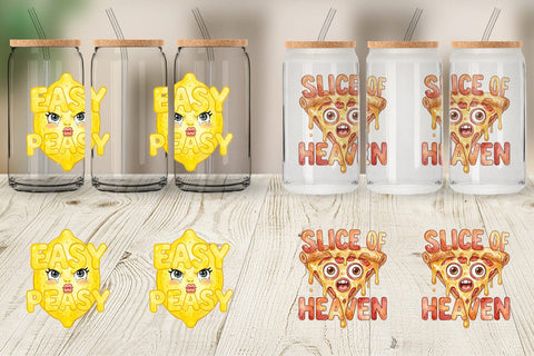 Glass Can Watercolor Funny Foodie Mom Puns Art Quotes Sublimation artnoy 