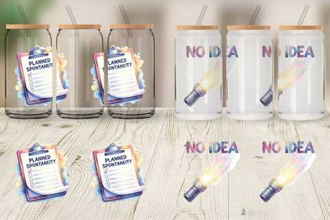 Glass Can Watercolor Funny Sarcastic Gear Quotes Sublimation artnoy 