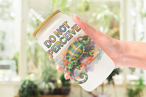 Glass Can Watercolor Sarcastic Introvert Quotes Sublimation artnoy 