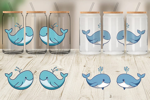 Glass Can Whale Spout Sublimation artnoy 