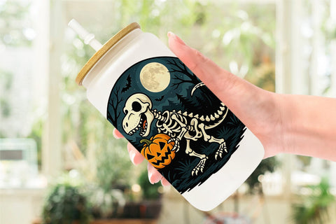 Glass Can Whimsical Halloween Sublimation artnoy 