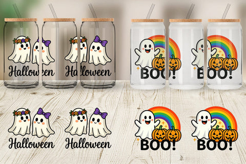 Glass Can Whimsical Halloween Sublimation artnoy 