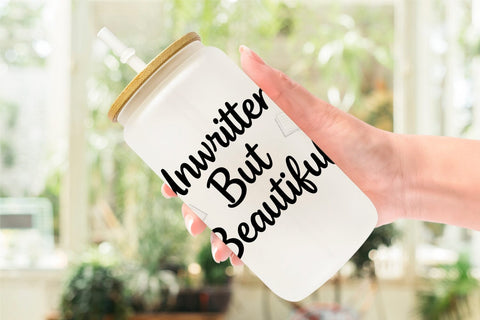 Glass Can Whimsical Journey Post Grad Quotes Sublimation artnoy 