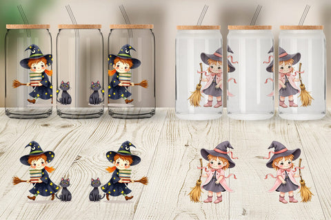 Glass Can Witch School Days Sublimation artnoy 