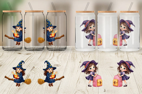 Glass Can Witch School Days Sublimation artnoy 