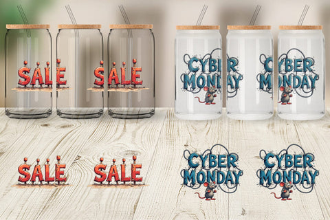Glass Can Witty Warning Icons Sublimation artnoy 