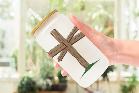 Glass Can Wooden Sign Sublimation artnoy 