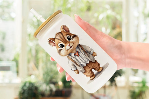 Glass Can Working Mouse Sublimation artnoy 
