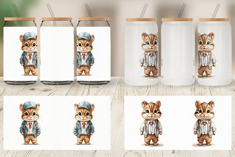 Glass Can Working Mouse Sublimation artnoy 