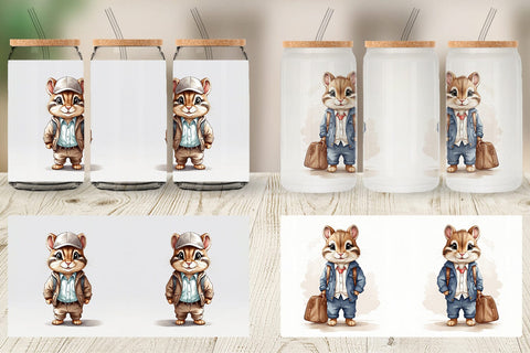 Glass Can Working Mouse Sublimation artnoy 