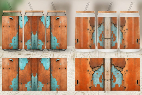 Glass Can Wrap Corroded Metal Rust Sublimation artnoy 