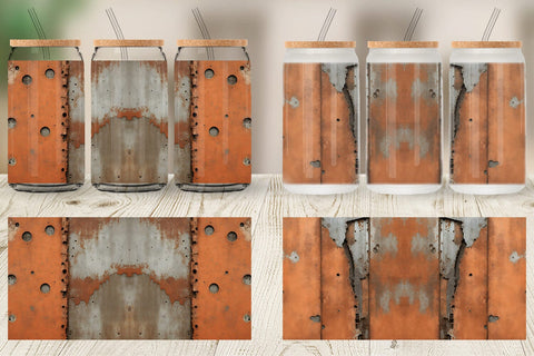 Glass Can Wrap Corroded Metal Rust Sublimation artnoy 