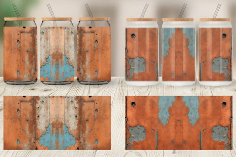 Glass Can Wrap Corroded Metal Rust Sublimation artnoy 